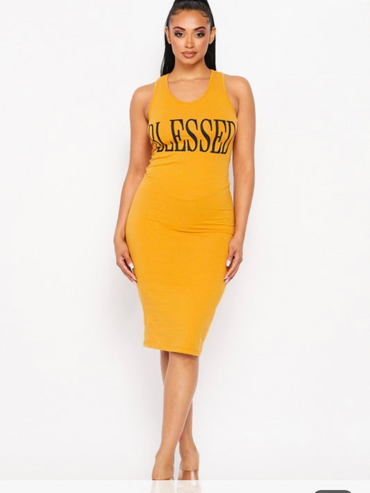 Blessed Lady Bodycon Dress